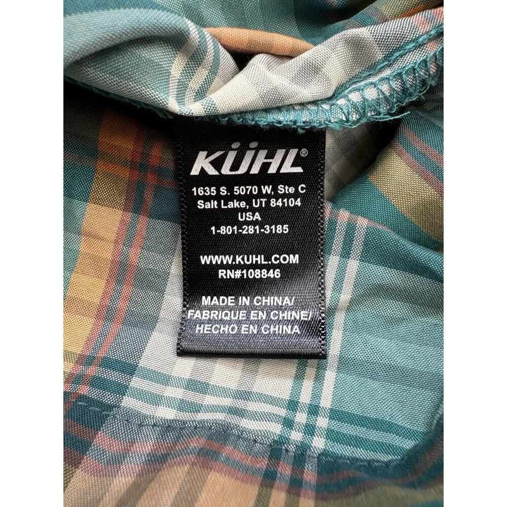 Kuhl XL Short Sleeve Pearl Snap